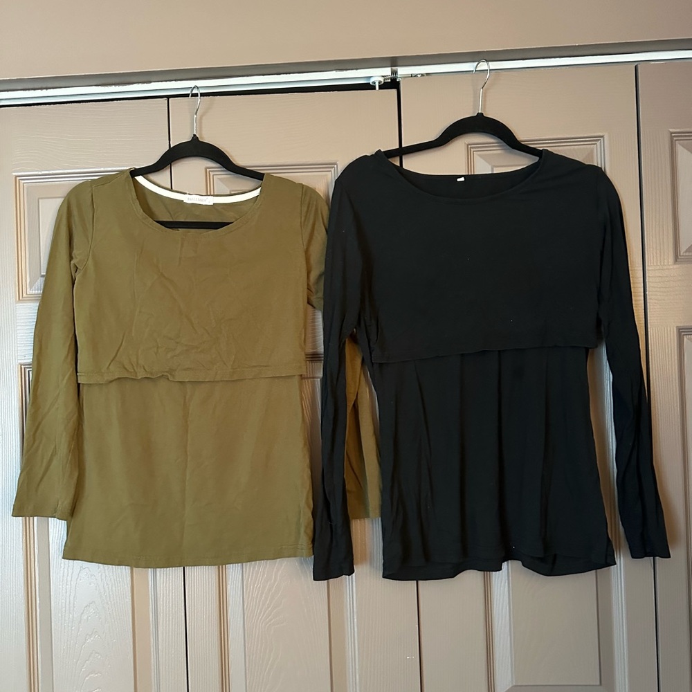 Nursing top duo - long sleeve
